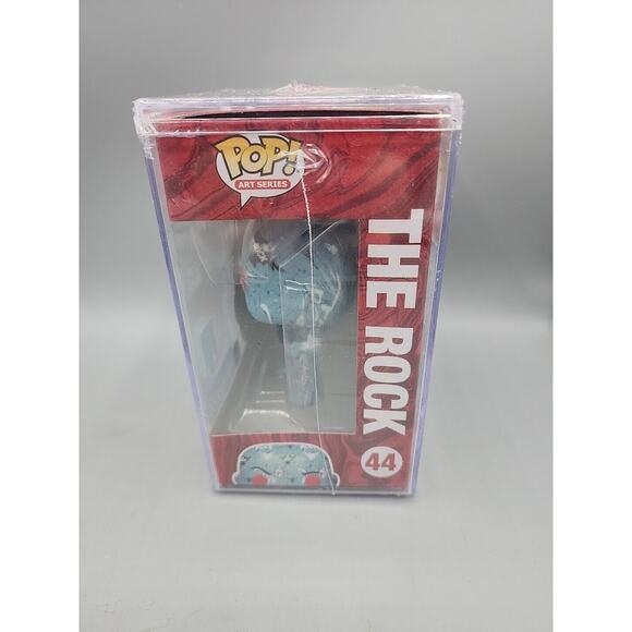 Funko Pop! WWE Wrestling Art Series - THE ROCK #44 - Walmart Exclusive READ - Picture 3 of 10